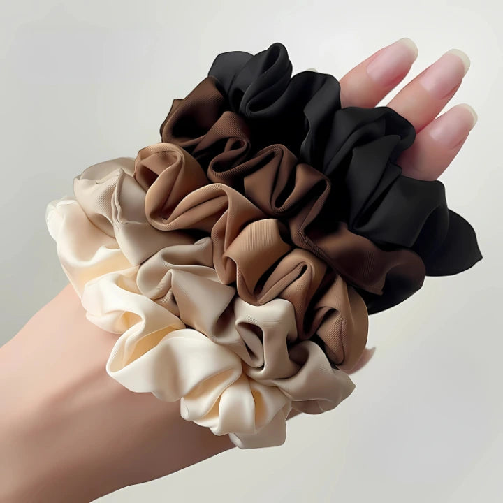Set de 5 chouchous en satin