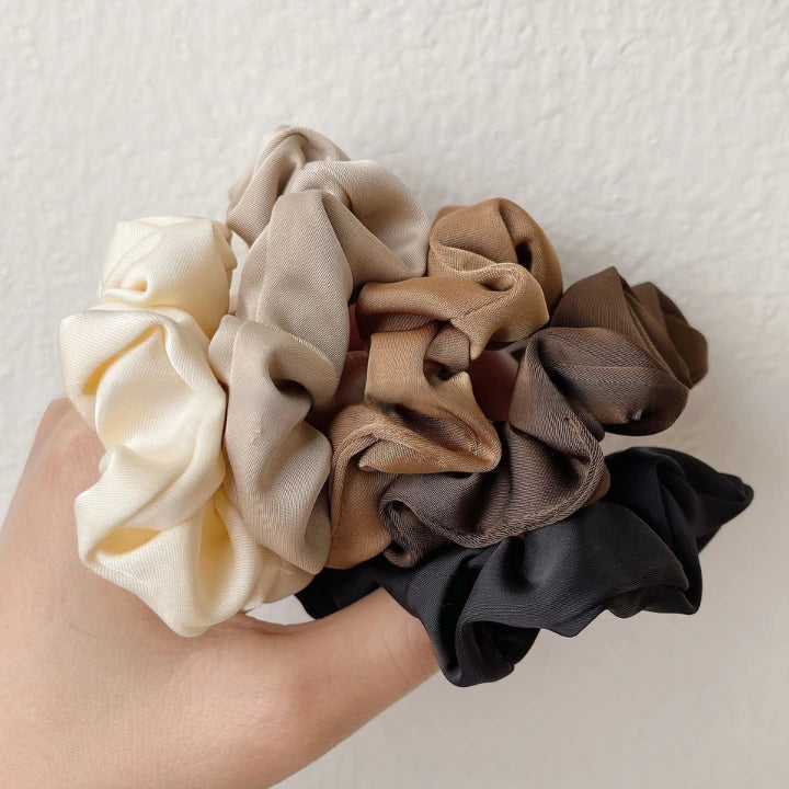 Set de 5 chouchous en satin