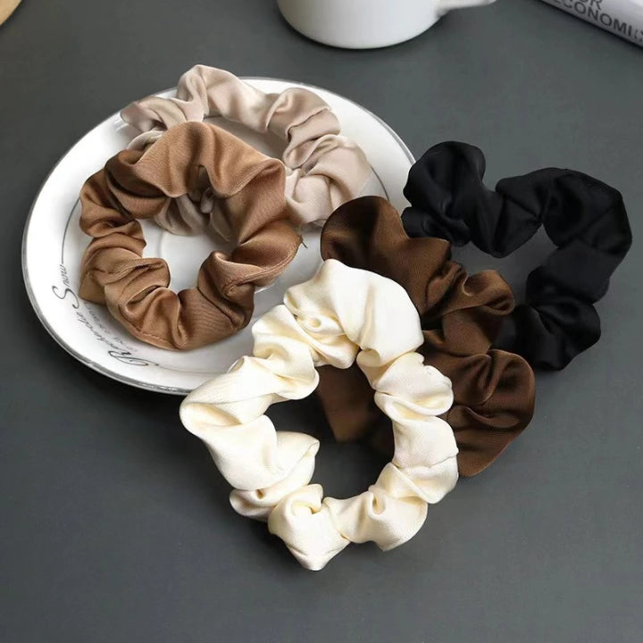 Set de 5 chouchous en satin