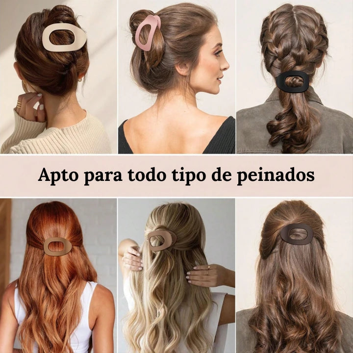 Pinza para el cabello: Recógete el cabello. Olvídate de la incomodidad.