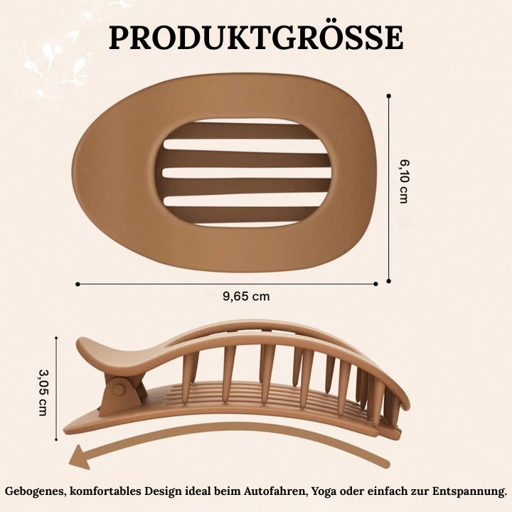 Haarspange – Binden Sie Ihre Haare zusammen. Vergessen Sie das Unbehagen.