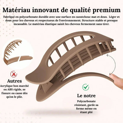 Pince à cheveux - Attachez vos cheveux. Oubliez l’inconfort