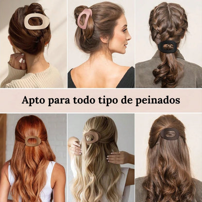 Pinza para el cabello: Recógete el cabello. Olvídate de la incomodidad.
